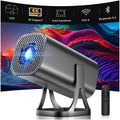Modell 4K 1080P Mini Beamer, Mini Projektor Tragbarer 22000L Android 12.0, mit, TF Karte, USB, Laptop für Heimkino Outdoor