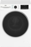 Beko Waschtrockner B3DFT512447W, Gewicht 8 kg Trocknen, freistehender, Bluetooth, Nachlegefunktion, Gewicht 12 kg Waschen, allergikergeeignet, Weiß