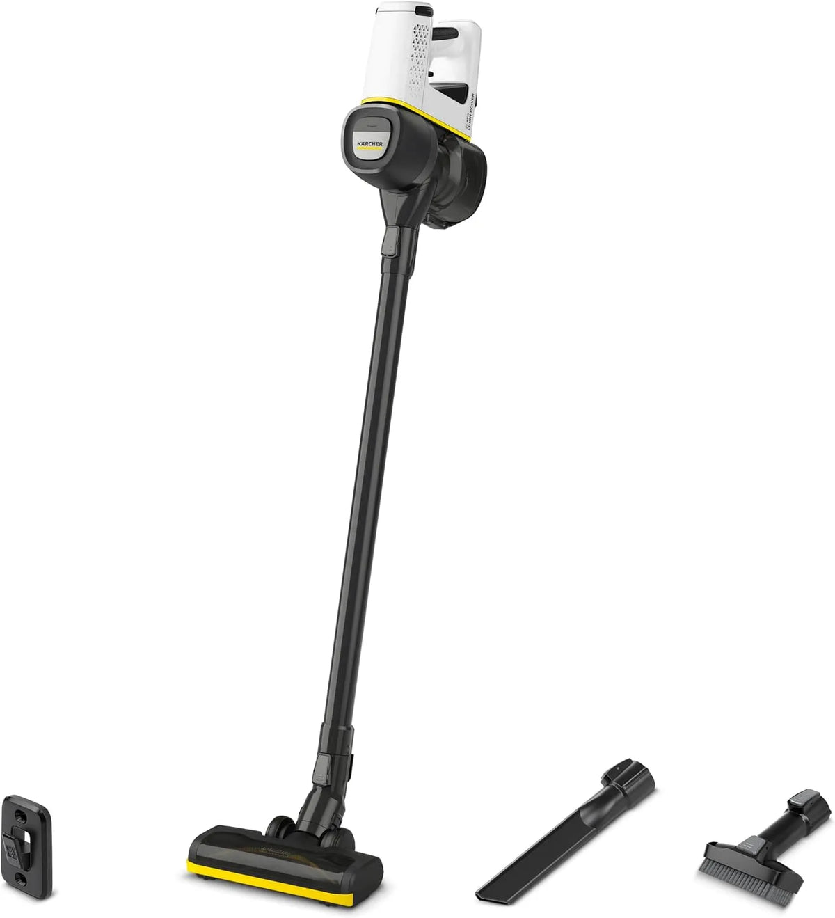 Kärcher Akku-Staubsauger 2-in-1-Staubbürste, VC 4 Cordless myHome, Gewicht: 2,3 kg, inklusive. 21,6 V Akku, 2 Saugstufen, Laufzeit: bis zu 30 min.