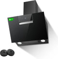 Dunstabzugshaube YYWHG6 SNDOAS, 3 Stufen + Booster Touchscreen, Breite 60cm, 800 m³/h Saugkraft, inklusive. Aktivkohlefilter für Abluft