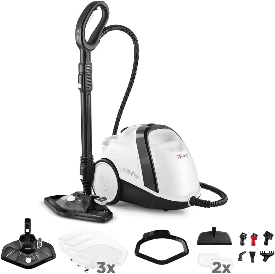 Polti Dampfreiniger 2-Liter-Tank, Vaporetto Smart 120, mit Kessel, 4 bar Druck, maximale Leistung 1500 W, Aufheizzeit 2 Minuten, herausnehmbarer