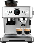 Cecotec Kaffeemaschine, 20 Bar, Barista Power Espresso 20 Barista Maestro Express. 2250 W, Manometer und 2 Thermoblöcke, Mahlwerk mit 20 Stufen