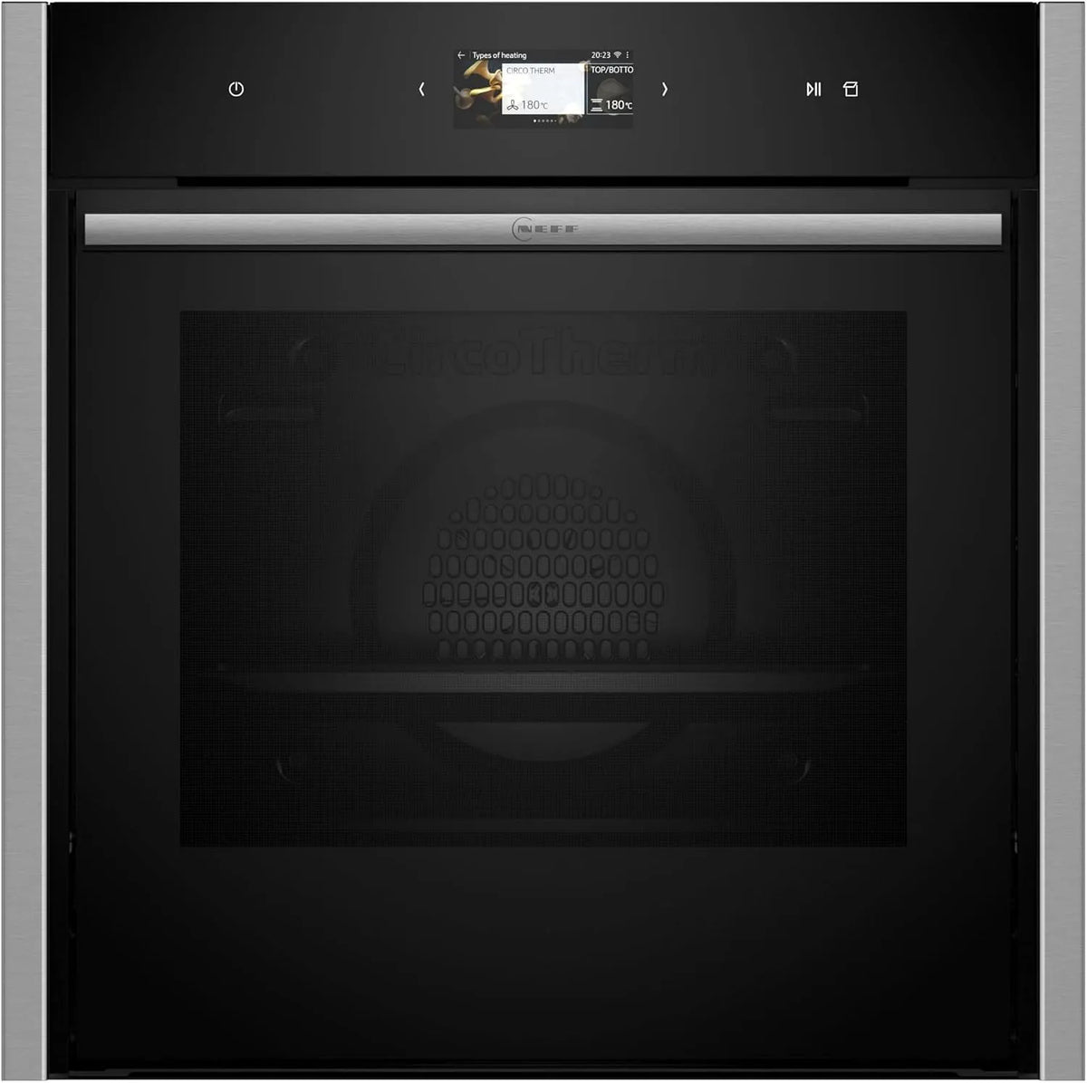 Neff Backofen B64VS31N0 N90, Einbau, Full Touch TFT-Display, Vario Steam, in Schwarz, Integrierbarer 60 x 60cm, Slide&Hide, Soft Open & Close