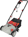 3000 Vertikutierer, Fassungsvermögen 30 l Fangsack, Rasenlüfter DEDRA, Min, mit Tiefenverstellung, stark 1500 W, 32cm Arbeitsbreite