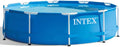 Intex Pool 28202GN, Ø 305 x 76 cm, Metal Frame, Aufstellpool, Blau