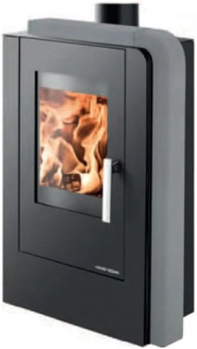Kaminofen, Haas + Sohn 04 220 17 08 Haas+Sohn Aruba easy in Schwarz, Quarzit Farbe Grau
