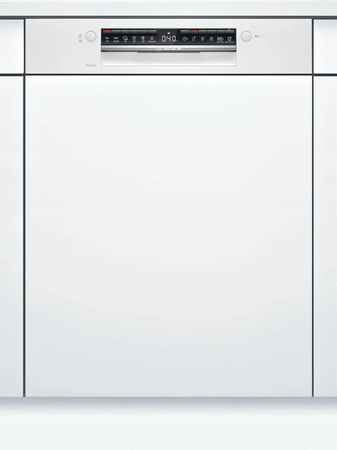 Bosch Geschirrspüler SMI4HTW31E, Serie 4 Smarter integriert, 60 cm breit, Silence Programm besonders leise, ckkorb, Extra Trocknen auf Knopfdruck