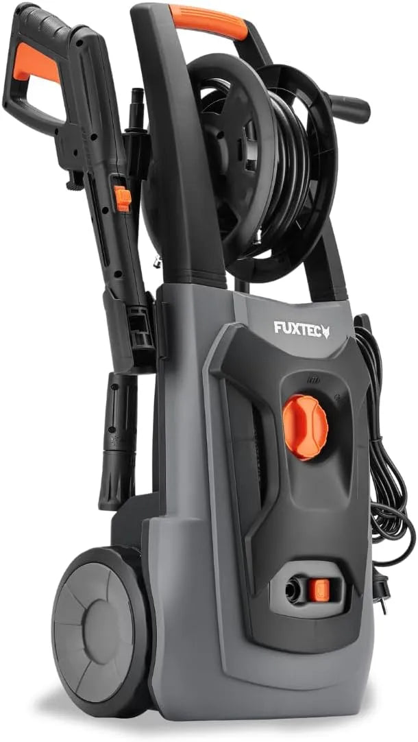 Fuxtec Hochdruckreiniger FX-HDR1800, 130 bar Arbeitsdruck, Fördermenge 420l, Fassungsvermögen 420l, integrierter Reinigungstank, 420l/h