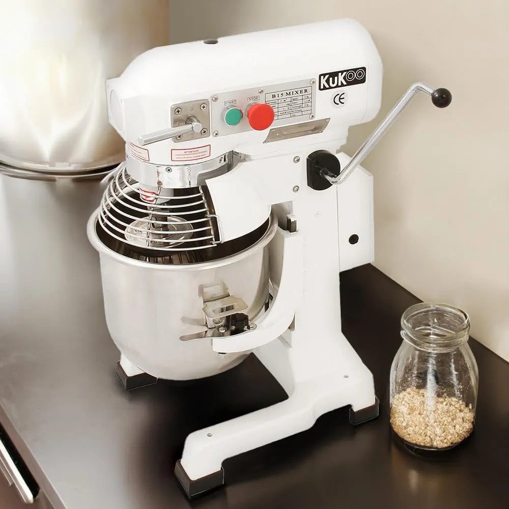 Küchenmaschine, mit Knetaufsätze Teigschaber 0,55kW 68cm H x 45,6cm L x 36cm B 3 Geschwindigkeitsstufen