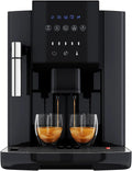Kaffeevollautomat KAV 1281 ProfiCook, italienische Profi-Pumpe, Kaffeemaschine, mit Milchaufschäumdüse für Cappuccino, Kegelmahlwerk, Touch-Display
