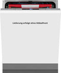 Exquisit Geschirrspüler EGSP9614-E-031B, 14 Maßgedecke, ckschublade, Aquastop, inox, Einbaugeschirrspüler 60cm, Vollintegrierte Spülmaschine