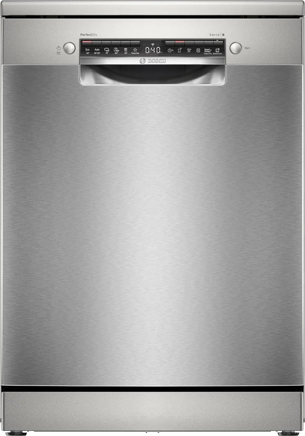 Bosch Modell SMS6ZCI10E, Serie 6 Freistehende Spülmaschine 60 cm Edelstahl, Elettrodomestici