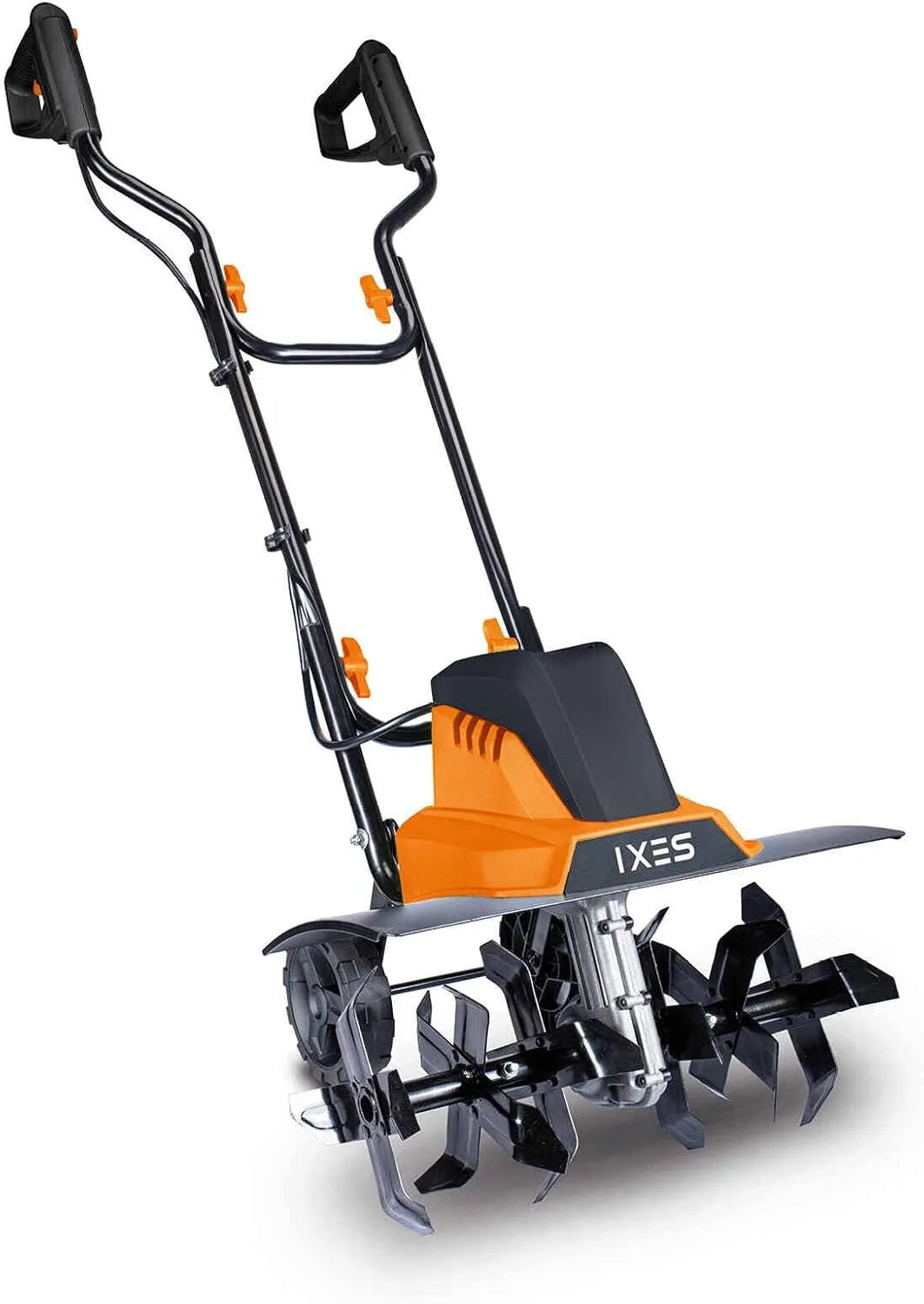 Motorhacke 2PS, 45cm Arbeitsbreite, 24 Hackmesser, Sicherheitsschalter, Transporträder, Leistungsstarker 1500W Motor, 22cm Arbeitstiefe