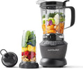 Standmixer NBF500MB nutribullet Full Size, 1200 Watt Leistung, Fassungsvermögen 1,9l Krug, Fassungsvermögen 946ml und 710ml Gläser, Combo, Profi