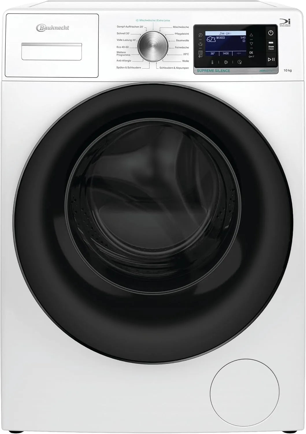 Bauknecht Waschmaschine B6R 08E A-20, Gewicht 10kg, 1400 UpM, Steam 3.0-3 Kraftvolle Dampftechnologien, SILENCE DE, ZEN-Motor, Frontbeladung, EEK %