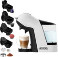 Kaffeemaschine EM-308B, 7 Wasserstufen,1L Wassertank, KOTLIE 5-in-1, 3 Temp., weiß, Multi-Kapsel und Pulver
