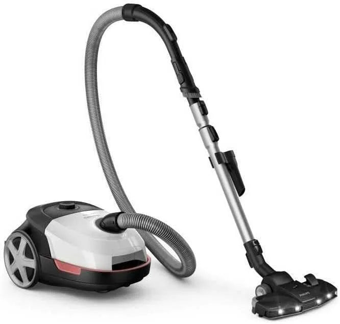 Philips Bodenstaubsauger XD6122/12, Leistung 900 W, Fassungsvermögen 4 L, mit Beutel, Polarweiß