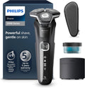 Philips Shaver Series 5000 S5898/50, Elektrischer Rasierer für Herren mit ausklappbarem Trimmer, Nass- & Trockenrasur, Reinigungsstation