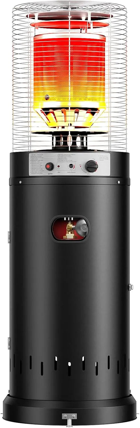 For für Terrasse Terrassenheizer Terrassenheizstrahler Heizpilz Gas, Leistung 11kW Propan Heizstrahler Gas für Garten & Terrasse, Einfache Zündung