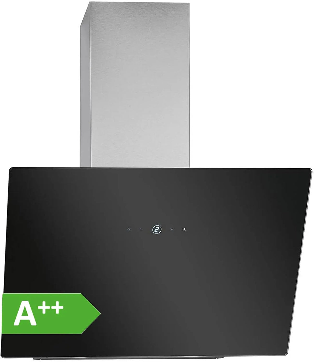 Bomann Dunstabzugshaube DU 7606.1 G, Breite 60cm, leise Kopffreihaube 60cm, 9 Stufen, bürstenloser DC-Motor, inklusive. Montage-Material