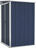 Modell Anthrazit Maße 118x100x178 cm Verzinkter Stahl 316219kangmusi Kangmusi Anbauschuppen
