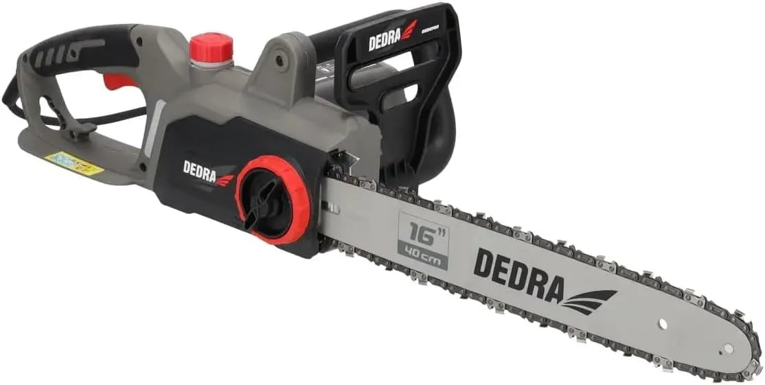 Modell 15m 15m 15m/s, Kettensäge 16', Stark 2000 W, Geschwindigkeit der Kette: 15m, Elektro-Kettensäge DEDRA, 40cm Kettenführung, Sofortiger Start