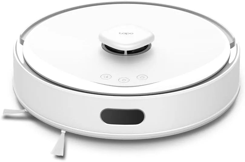 Saugroboter RV30 Tapo Max, LiDAR+IMU Dual-Navigation, 5300Pa Ultra Starke Saugkraft, Weiß, Alexa Sprachsteuerung
