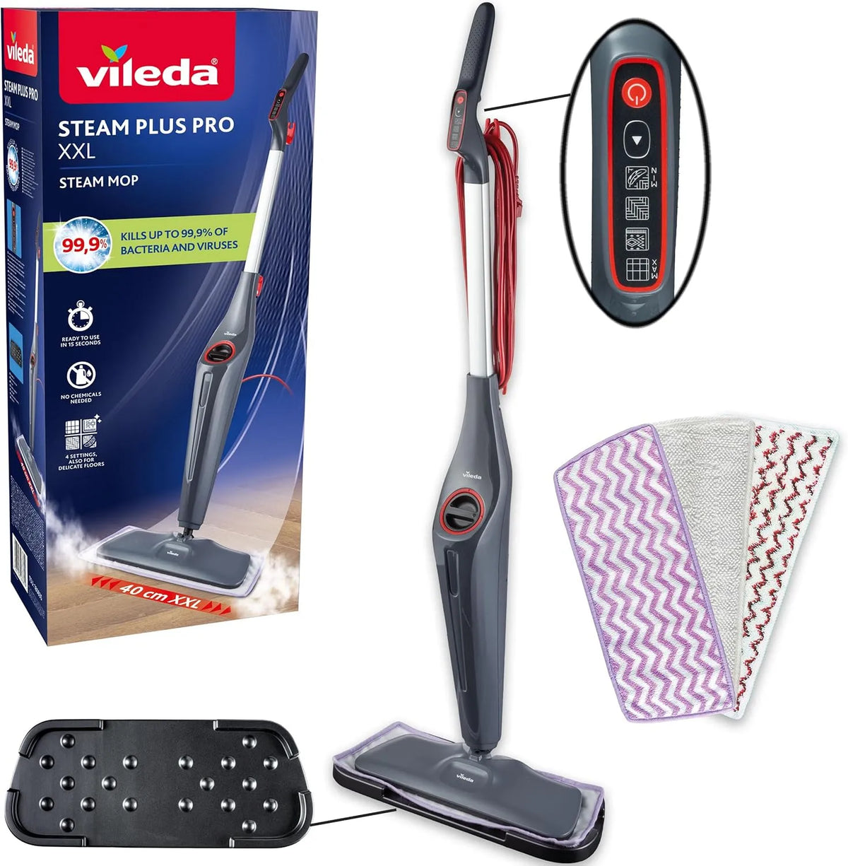 Vileda Steam Plus Pro XXL Dampfreiniger