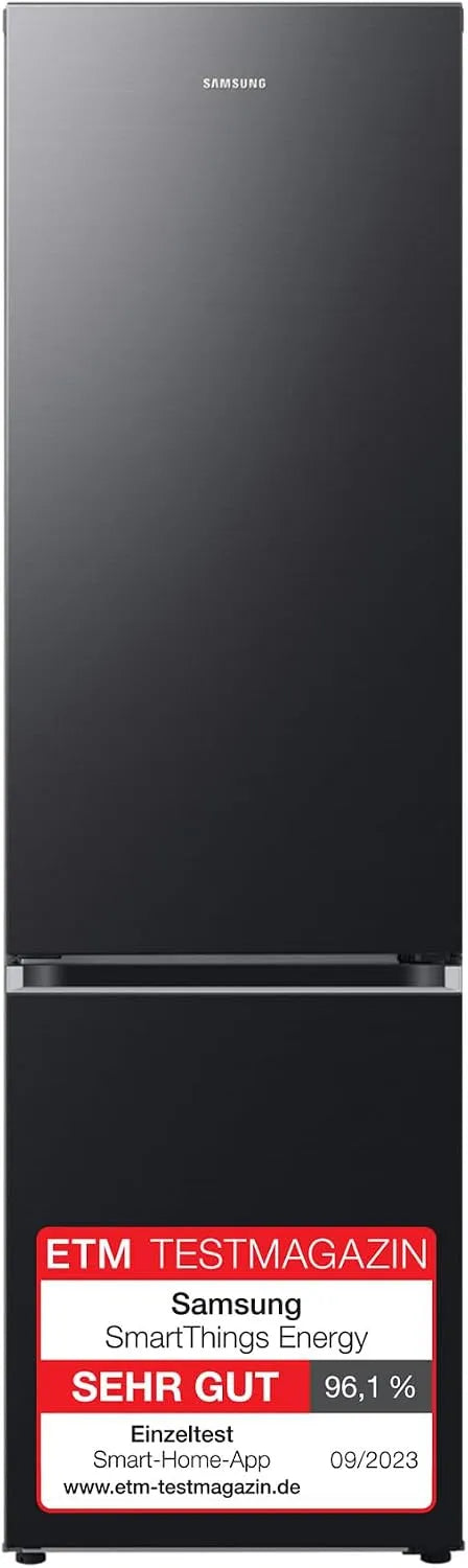 Samsung Kühl-Gefrierkombination RB38C607AB1/EF, Fassungsvermögen 387 l, AI-Kühlschrank mit Gefrierfach, Breite 203 cm, Wifi & AI Energy Mode