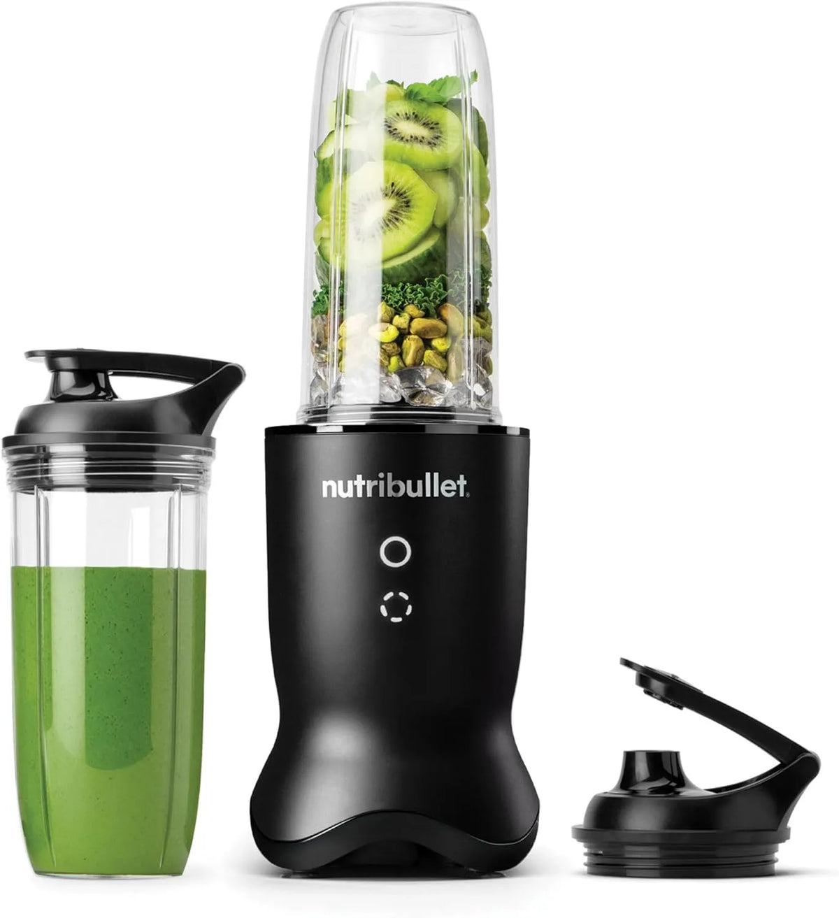 Modell NB1206MB nutribullet Ultra, Leistung 1200W, Fassungsvermögen 900ml und 700ml Behälter, 2 To-Go-Deckel, Edelstahl-Mahlklingen, Farbe Grau