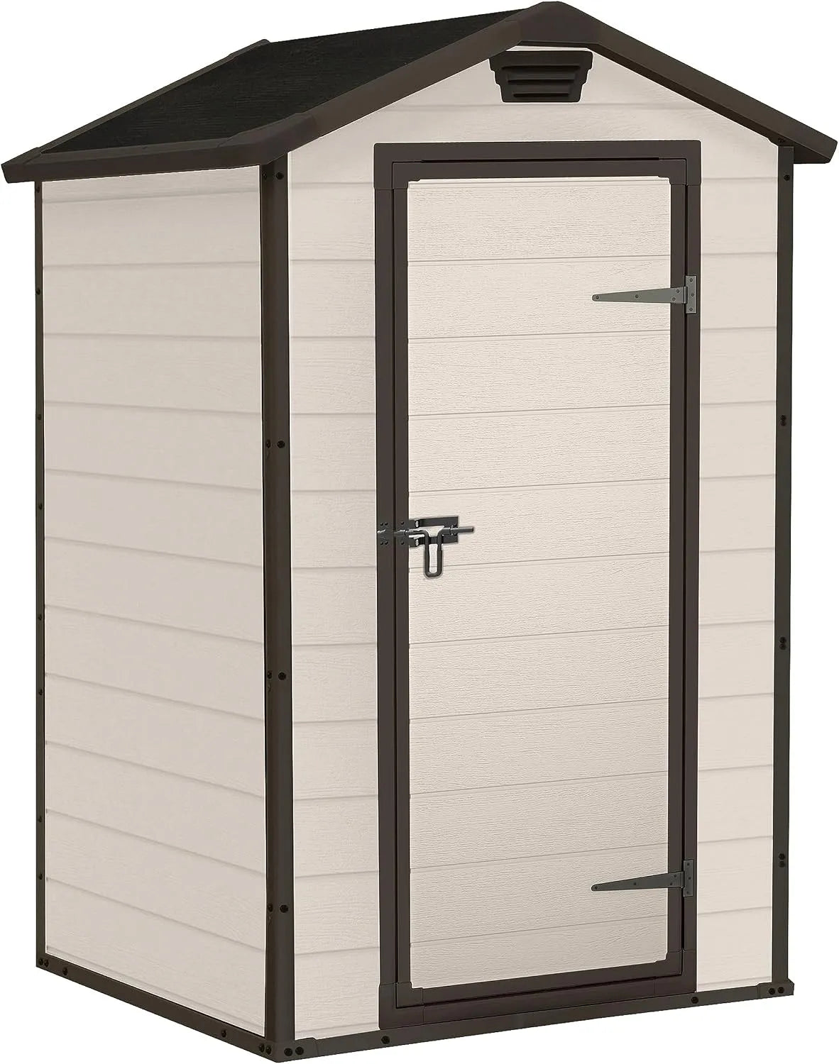 Keter Gerätehaus, Manor 4x3, Beige, 1,76m³ Rauminhalt, wetterfest