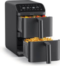Heißluftfritteuse BBEK1240, Leistung 2700 W, 2 Vertikale Schubladen, PFAS-frei, in Schwarz, Fassungsvermögen 10 L, 6 Automatische Programme