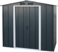Gerätehaus, Duramax ECO 6 x 4, 2.17 m², Metallgerätehaus, feuerverzinktes Metall, Geräteschuppen, verstärkte Dachkonstruktion, Anthrazit