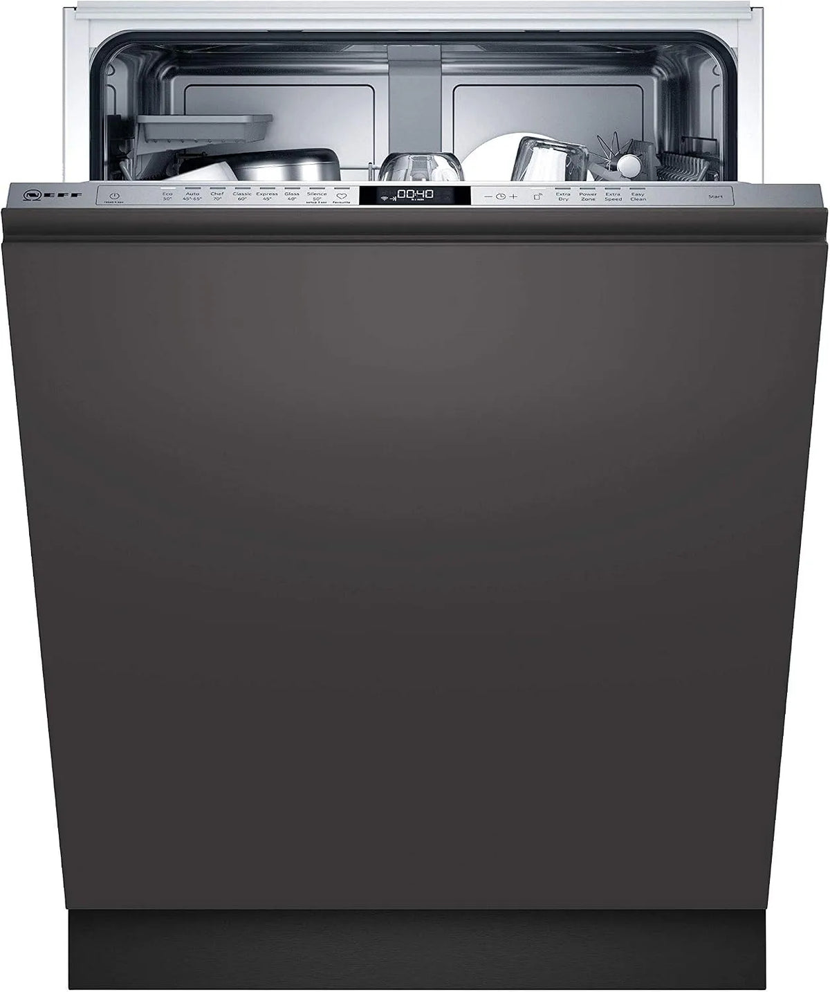 Neff Geschirrspüler S257EAX36E, N 70, Smarter XXL Vollintegriert, ckkorb, automatische Türöffnung, Aqua Stop, Breite 60 cm, Made in Germany