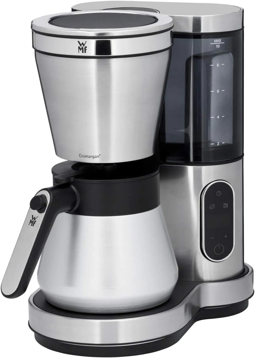 WMF Kaffeemaschine, 8 Tassen, Filterkaffee, Touch-Display, Schwenkfilter, Leistung 800 W, Lumero Filterkaffeemaschine mit Thermoskanne, Tropfstopp