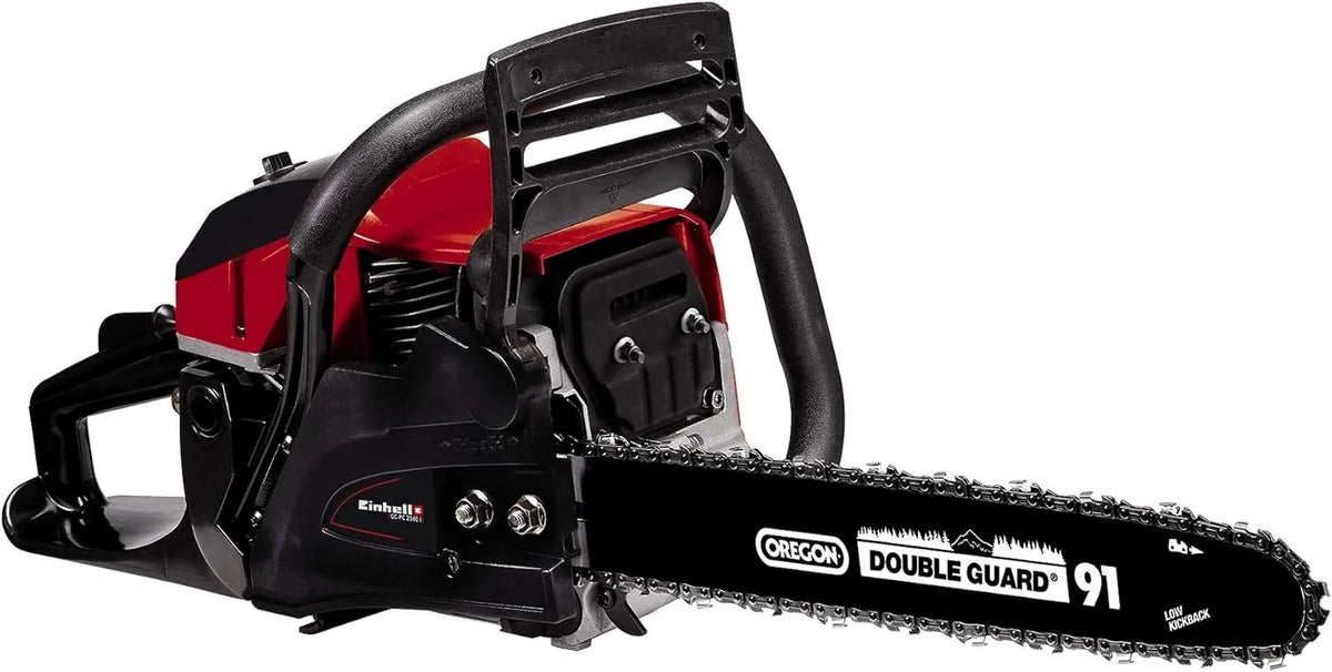 Einhell Benzin Kettensäge GC-PC 2040 I, Leistung 2 KW, 21 M, Automatische Kettenschmierung, 40 Schwertlänge, s Schnittgeschwindigkeit