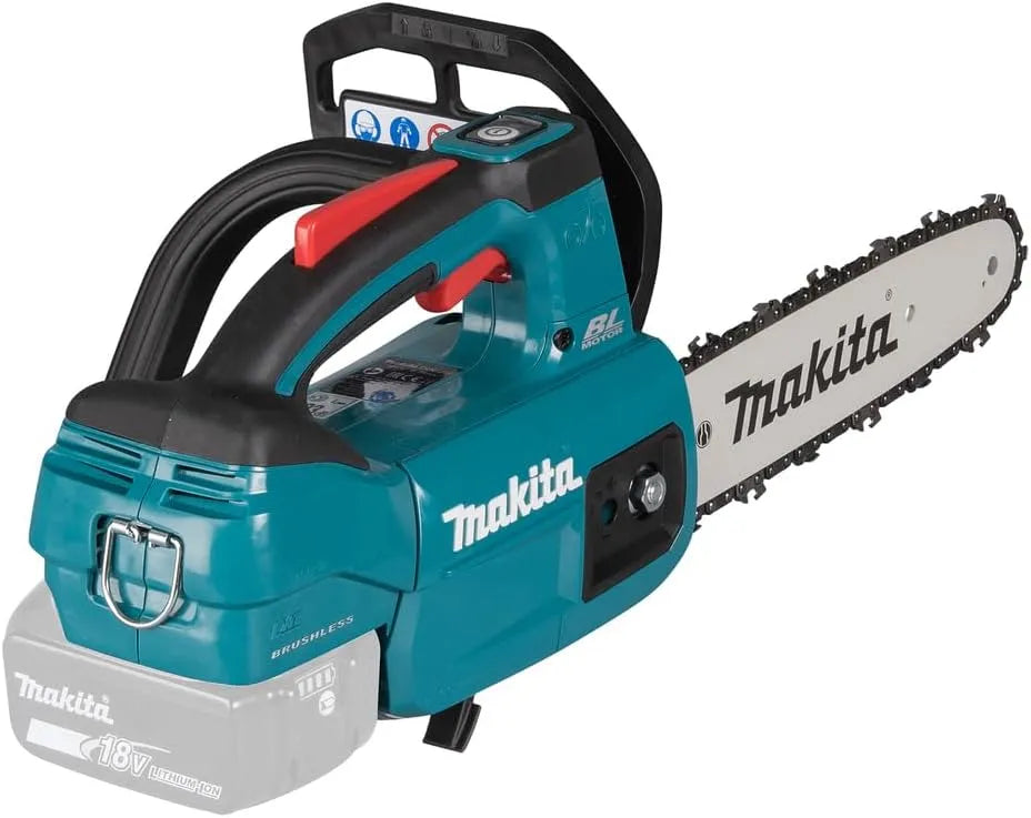 Makita 18 V Brushless Akku Kettensäge 25 cm Solo DUC 254 Z, ohne Akku und Ladegerät, Blau, Silber