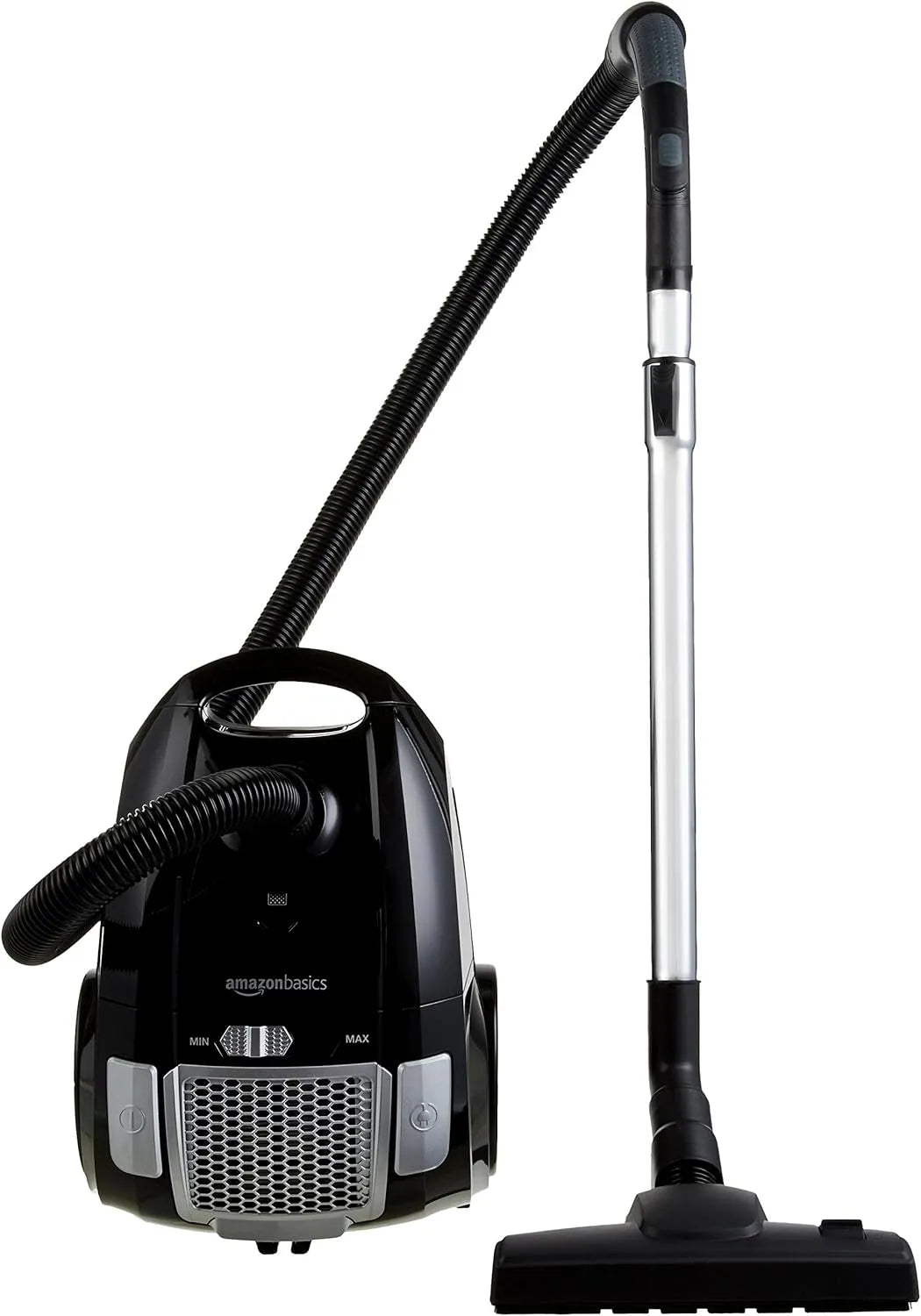 Staubsauger Amazon Basics, Fassungsvermögen 3.0 L, HEPA-Filter, für Hart- und Teppichböden, EU, Leistung 700 W, mit Beutel, leistungsstark