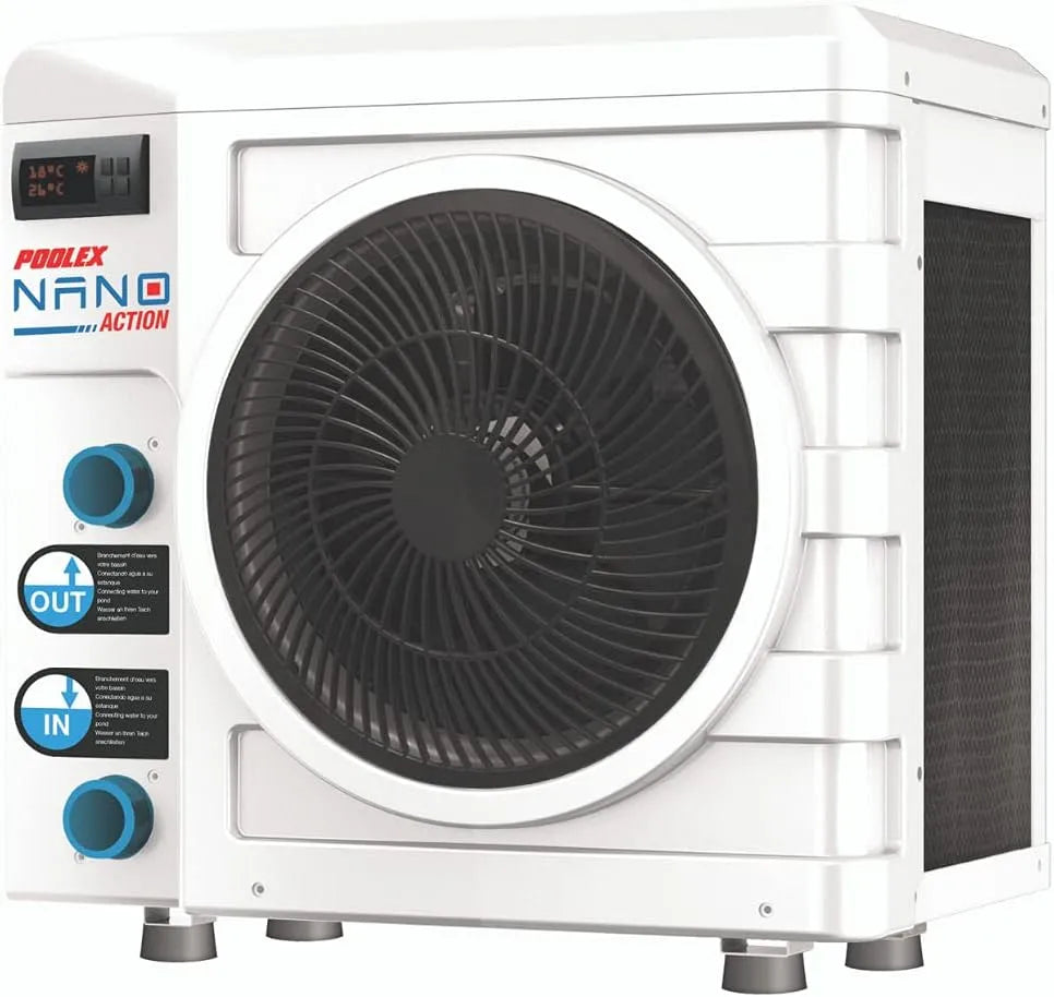 Pool PC-Nano-A3, Verbrauch von 600 W, Wärmepumpe für kleine Aufstellpools, N NETSPA Poolex Nano Action 3 Poolstar, Weiß