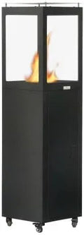 Terrassenheizung Outdoor Pellet, Maße 35x35x139 cm, Pellet Heater, Patioheizung, Gasfrei
