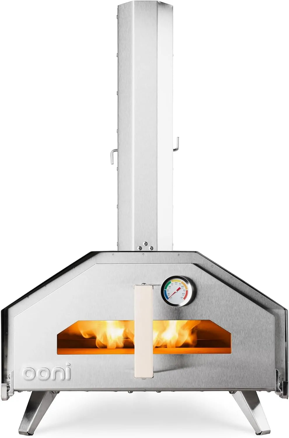 Grill, Ooni Pro 16 Multi-Brennstoff Pizzaofen, Kocht Pizzen in nur 60 Sekunden, Holz, Outdoor Pizzaofen, Gas, Holzkohle– Gartenofen für Grillen