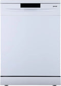Gorenje Geschirrspüler S620 C10W, Breite 60cm, 14 Maßgedecke, 3 Körbe, 5 Betriebsprogramme, G Freistehender, Inverter PowerDrive Motor, SpeedWash