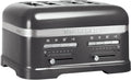 KitchenAid Toaster 5KMT4205, Artisan mit 4 Schlitzen Medaillon Silber