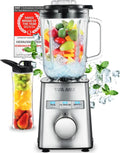 Standmixer CX 750 Turmix, Smoothie Maker & Mixer Glas 1,5 L, hochleistungsmixer, stufenlos & Pulsfunktion, Eis & Säfte, Leistung 1000 W, To-Go-Becher
