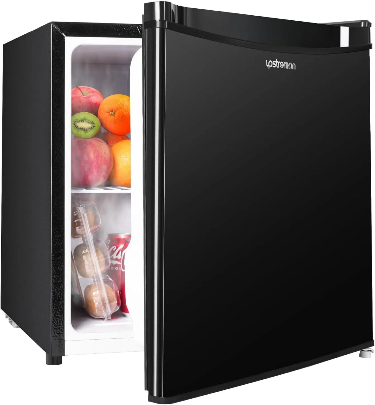 Kühlschrank, Upstreman 46L Mini mit Gefrierfach, Energiesparend und Leise, Kleiner Ideal für Schlafzimmer und Wohnräume
