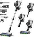 Staubsauger 7-Schicht-Filtersystem A01 AlloyMove Akku, Leistung 550W, Fassungsvermögen 1.5L Kabellos mit Anti-Tangle-Bürste und Wandladestation, Auto