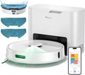Saugroboter, Fassungsvermögen 4L Staubsauger Roboter Automatische Staubentleerung, R10 mit Wischfunktion, No-Go-Zonen & Virtuelle Wände