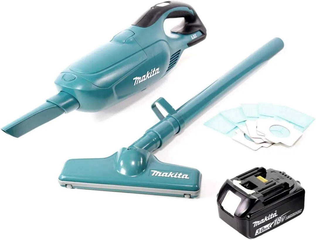 Makita Staubsauger DCL 182, ohne Ladegerät, F1 Akku 18 V + 1x Akku 3,0 Ah