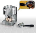 Espressomaschine 03004, Quick Mill Cassiopea Special mit Bodenloser Siebträger und Standard Siebträger
