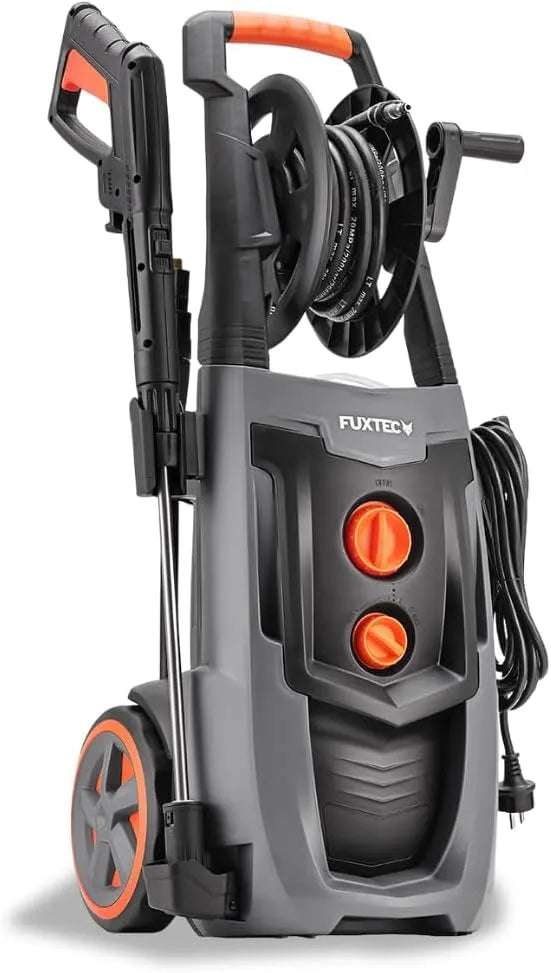 Fuxtec Hochdruckreiniger FX-HDRP2500, 195 bar Arbeitsdruck, Fördermenge 468l, Fassungsvermögen 468l, integrierter Reinigungstank, 468l/h